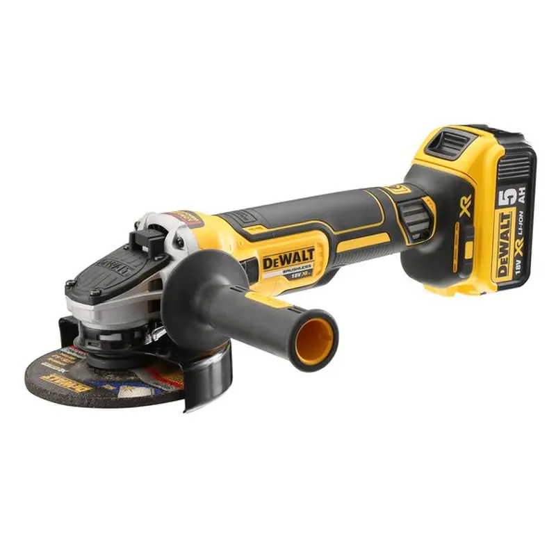 18V XR Brushless 125mm Angle Grinder - 2 X 5Ah