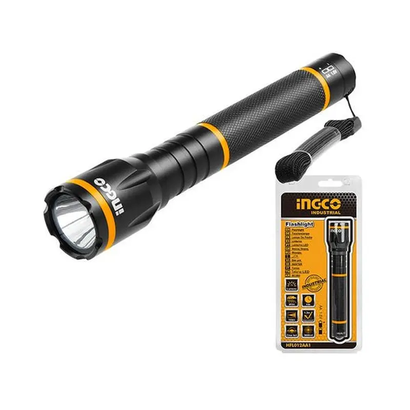 Ingco Handheld LED Flashlight 3W 135lumen 200m | HFL012AA1