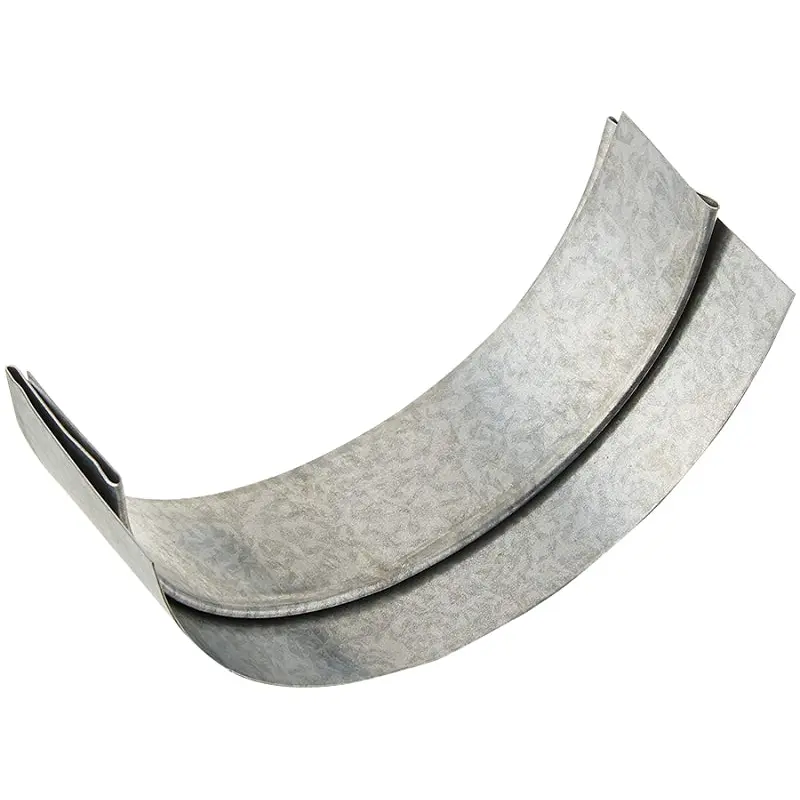 Amerimax SCN265 Slip Connector, 5 in Gutter, Galvanized Steel