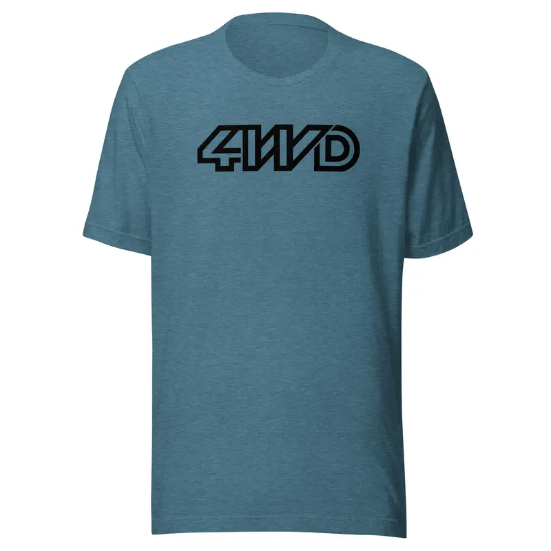 4WD Font T-ShirtRaspberry Pink (Heather) / S