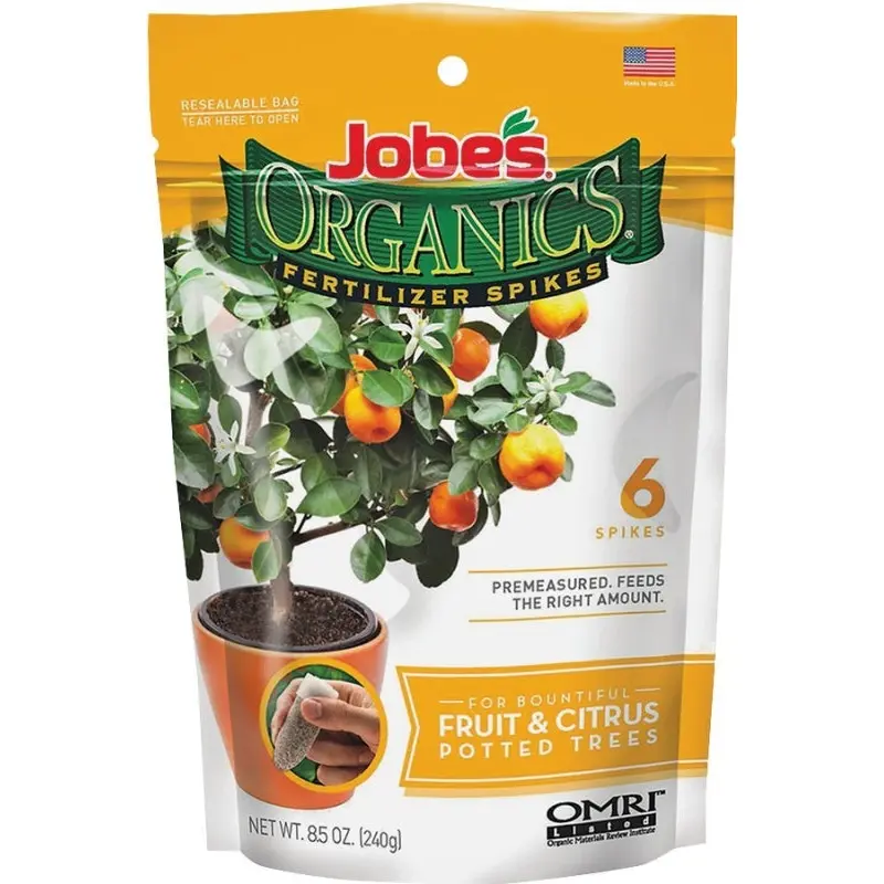 Jobes 04226 Organic Fertilizer Pack, Spike, 3-5-5 N-P-K Ratio