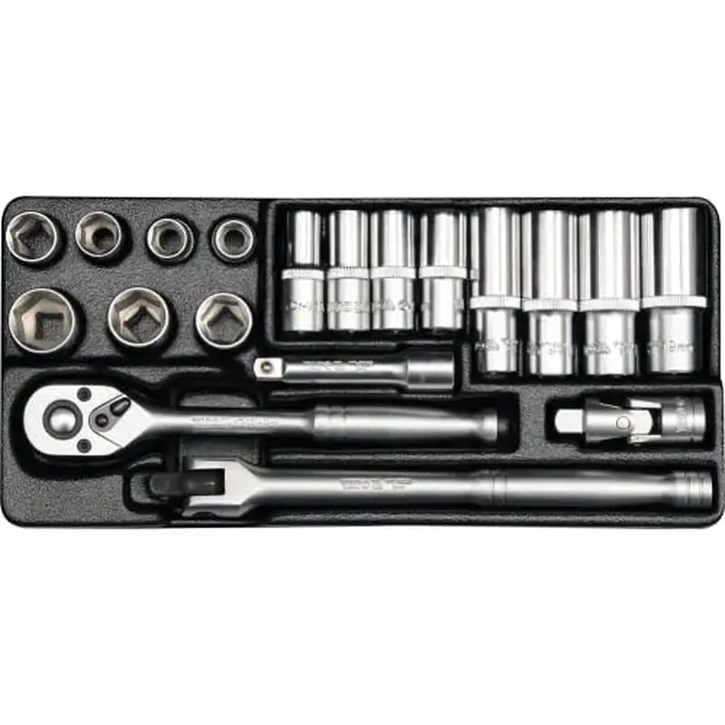 Yato YT-38641 3/8" Socket Set, 19 Pieces