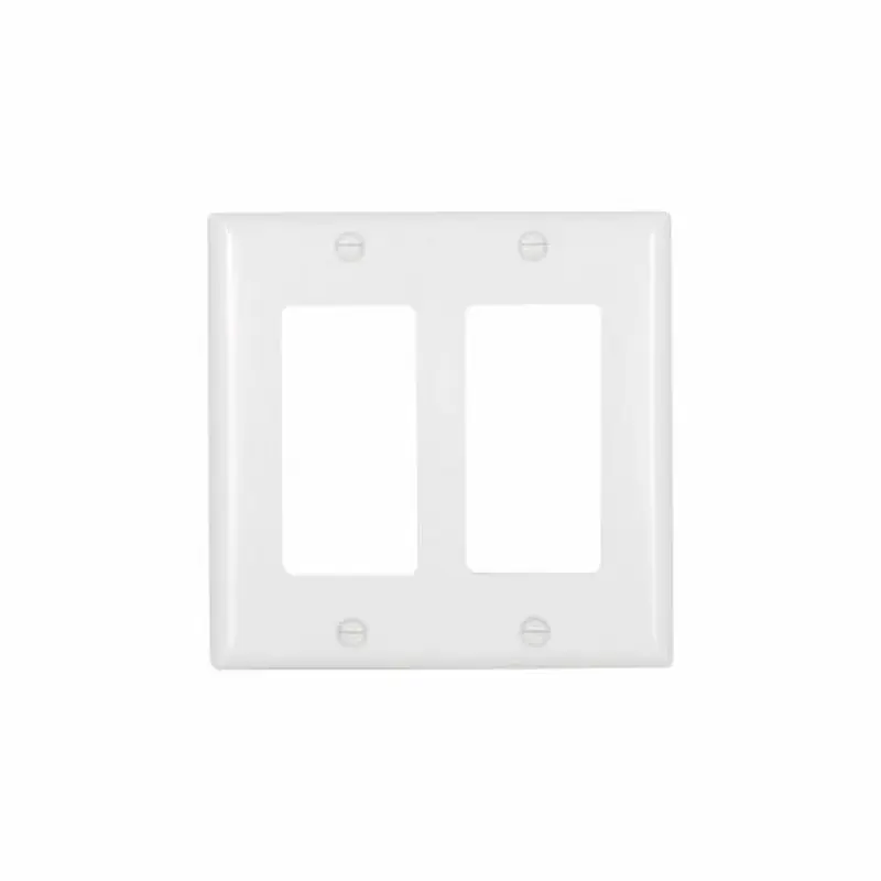 Eaton Cooper Wiring Standard Size Decorator Wallplate, WhiteWhite
