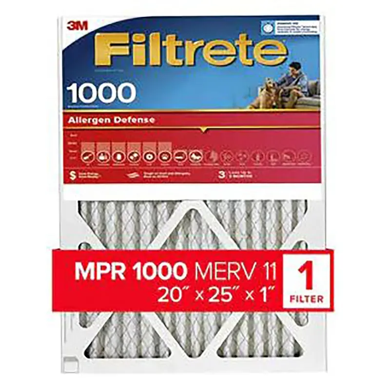 Filtrete 9803-4 Air Filter, 20 in L, 25 in W, 11 MERV, 1000 MPR