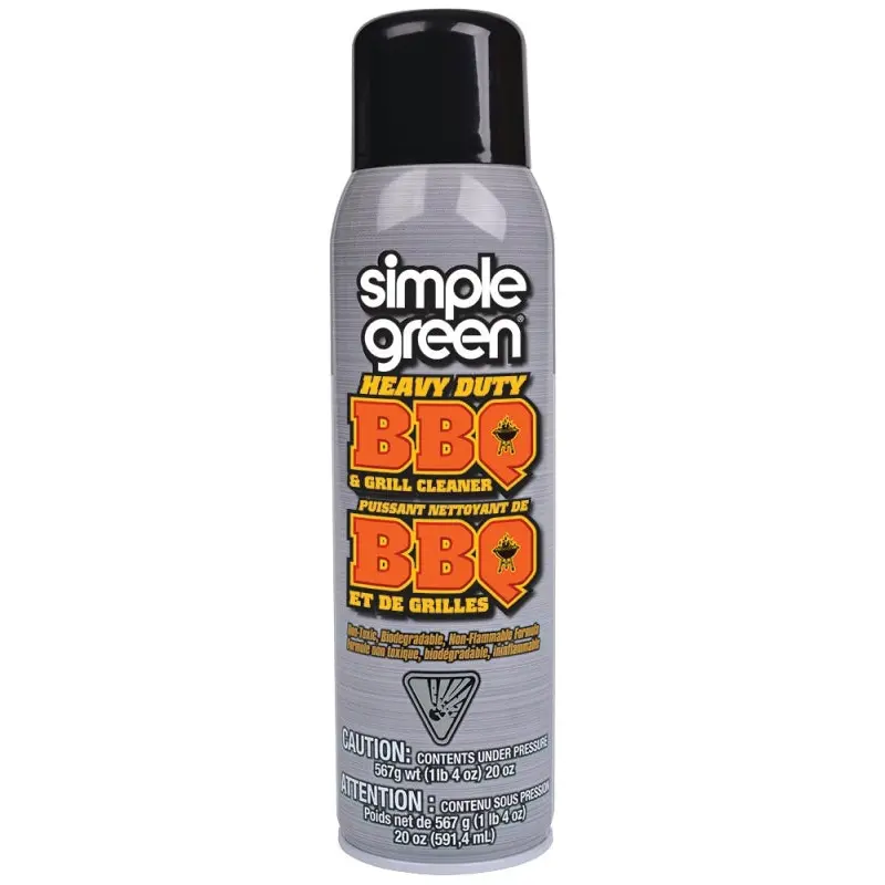 Simple Green 0310001260015 BBQ and Grill Cleaner, Foam, White, 20 oz Aerosol Can