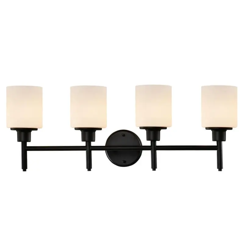 Aubrey 4-Light Matte Black Vanity Light6.93 / each