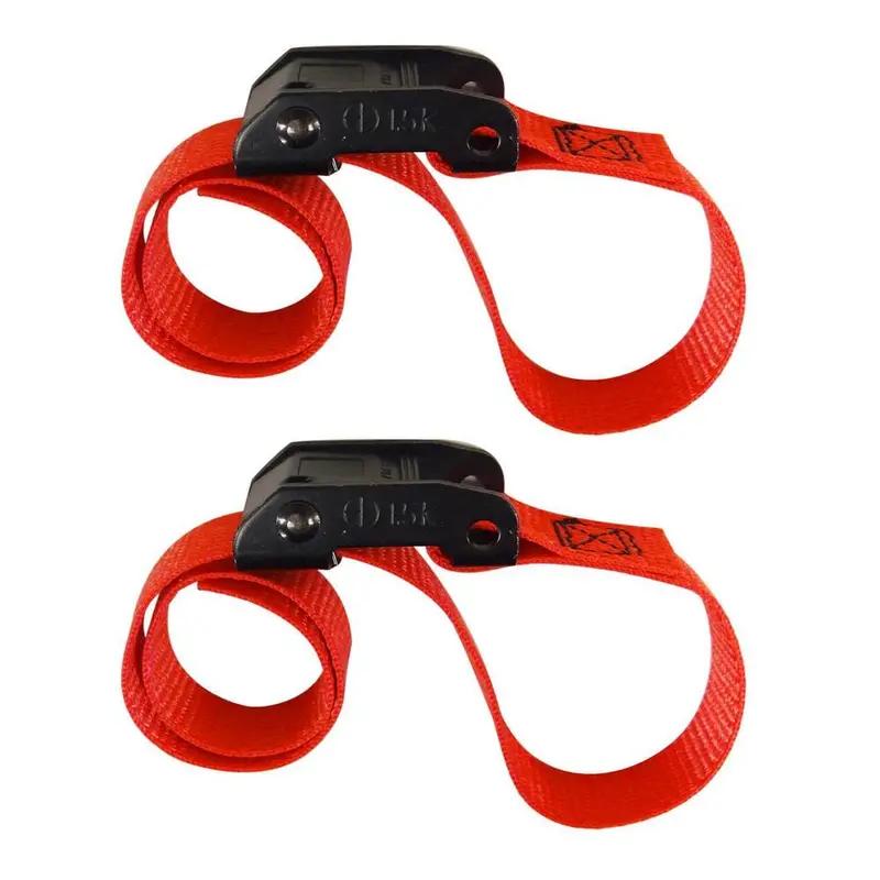 4 ft. x 1 in. Cam with Cinch Strap in Red (2-Pack)