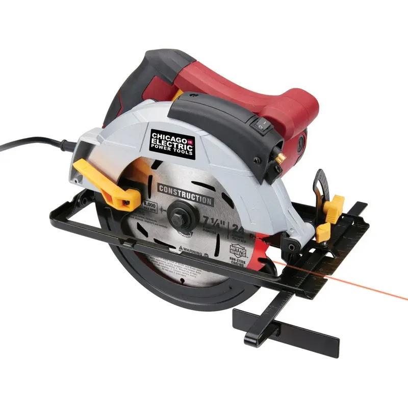7-1/4 in. 12 Amp Heavy Duty Circular Saw With Laser Guide System