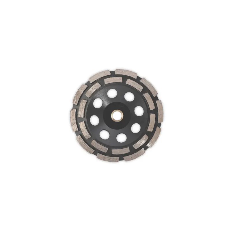 double ring diamond concrete grinding wheel | HCD115mm