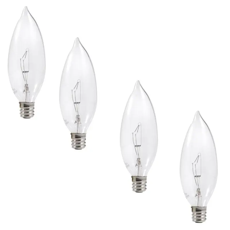 40-Watt Double Life B10 Blunt Incandescent Light Bulb (4-Pack)each