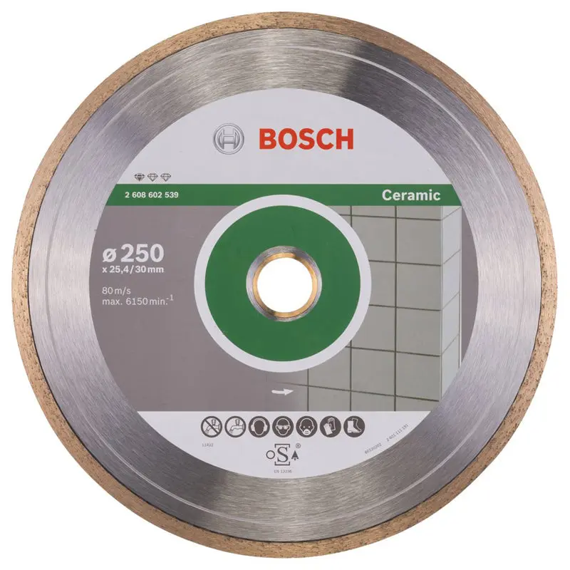 Diamond Cutting Disc -Standard for Ceramic |  250x30 25,40x1,6x7mm