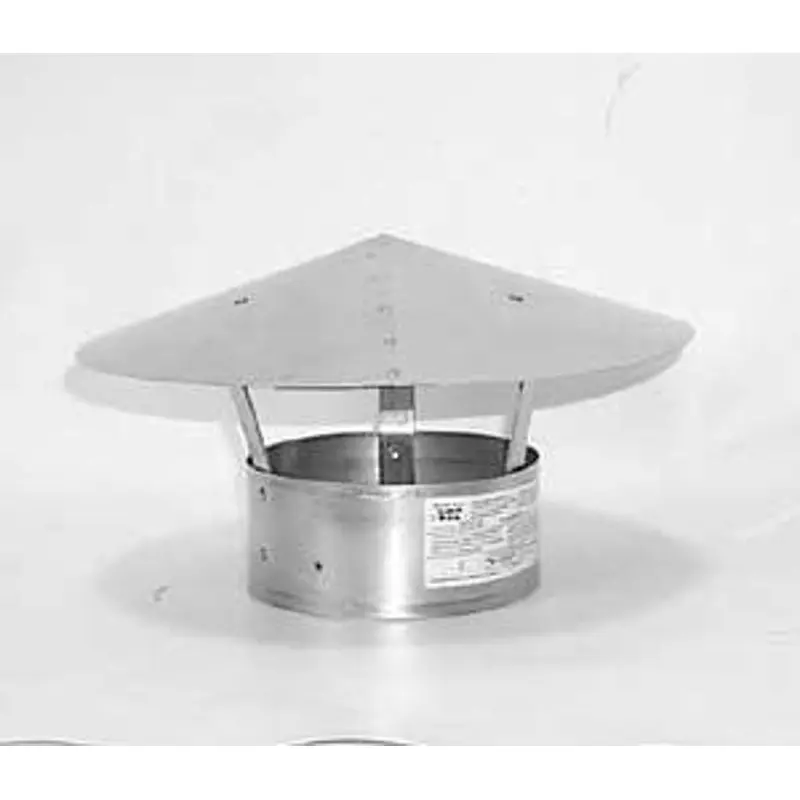 Selkirk Versa-Liner 195800 Chimney Top, 4-7/8 in ID x 10 in OD Dia, Stainless Steel