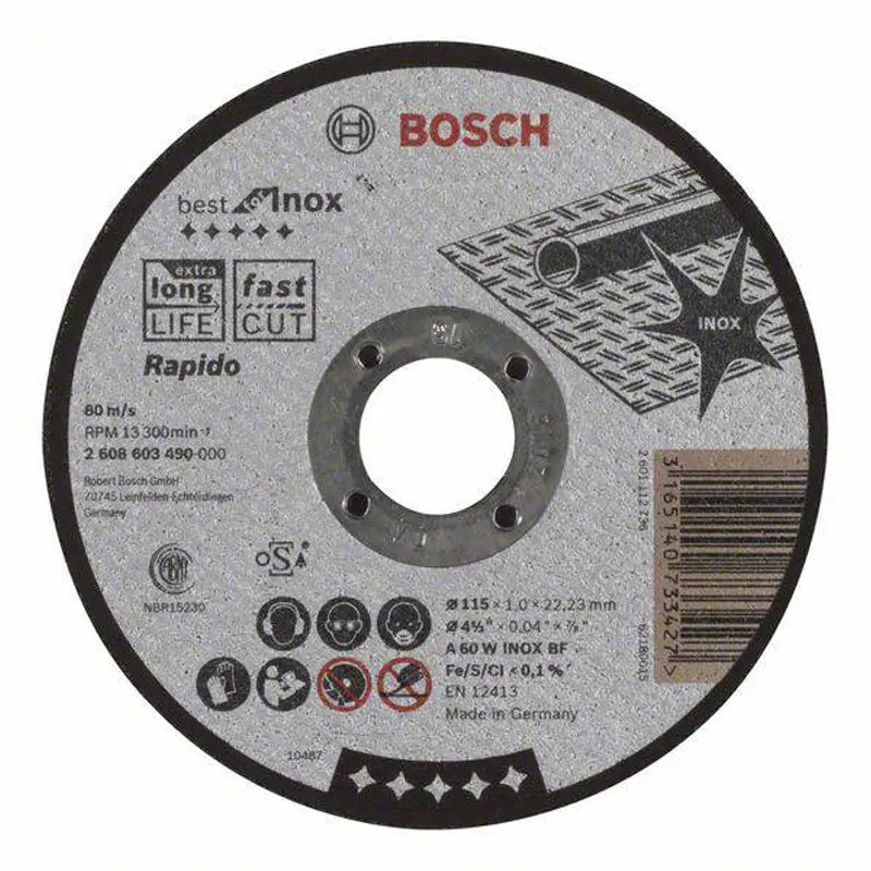 Cutting Disc Best for Inox 115x1x22.23mm
