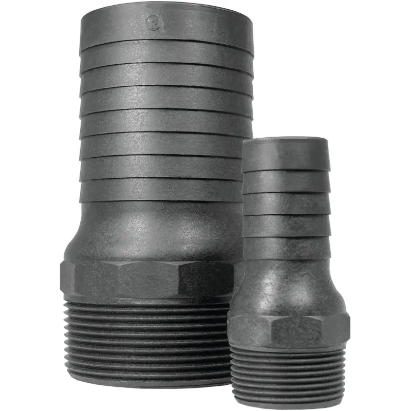 Green Leaf CN 125 P Combination Nipple, Heavy-Duty, Polypropylene