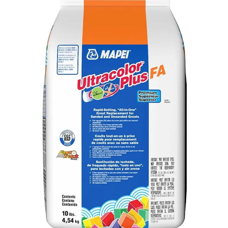 Mapei Ultracolor Plus FA 6BU010405 All-in-One Grout, Timberwolf, 10 lb Bag