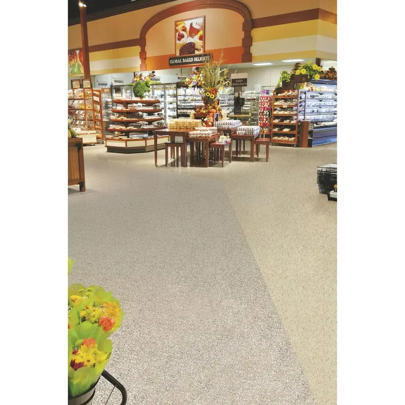 Armstrong Flooring Imperial Texture 45-Piece Sandrift White Commercial VCT Tilesq/ft