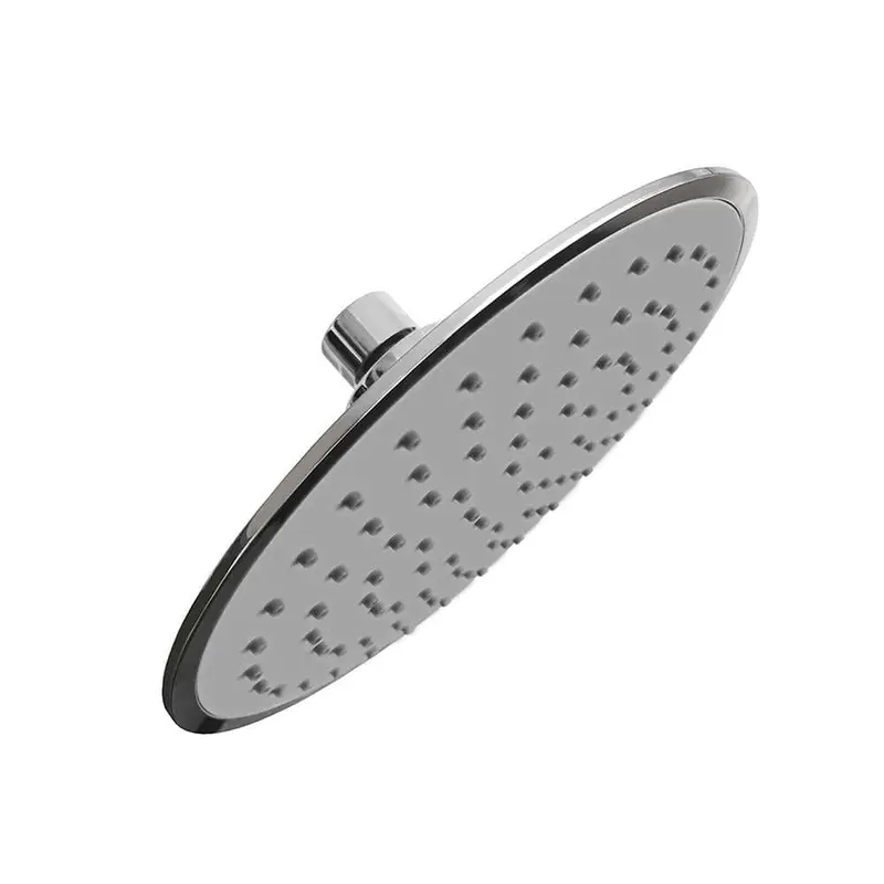 1-Spray Setting 8 in. Single Wall Mount Fixed Adjustable Shower Head in Chrome