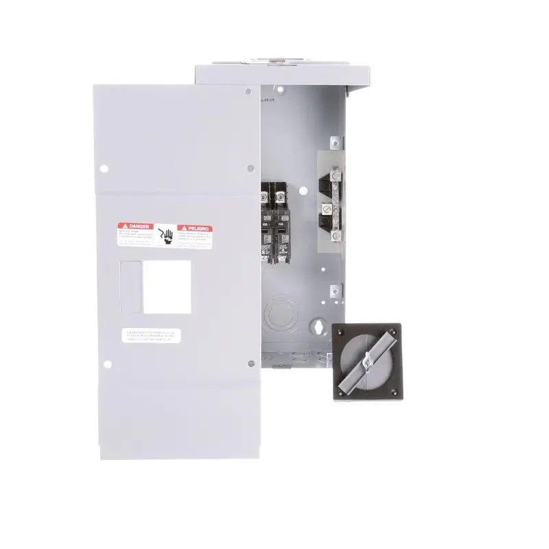 100 Amp 2-Space 2-Circuit Main Breaker Outdoor Load Center11.46 / each