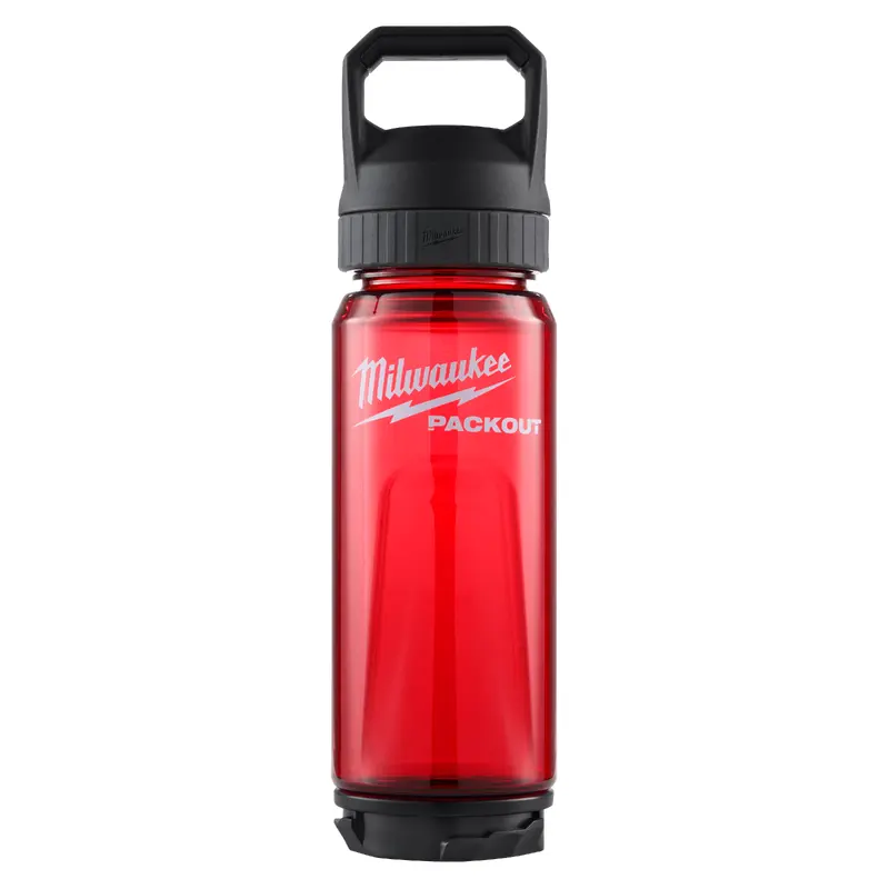 Milwaukee 48-22-8372R 34oz PACKOUT Bottle with Chug Lid - Red