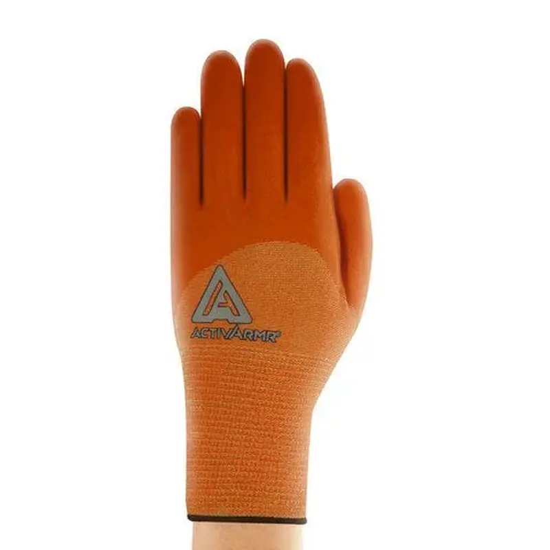 Ansell ActivArmr 97-100 Hi-Vis Kevlar Oilfield Services Gloves

