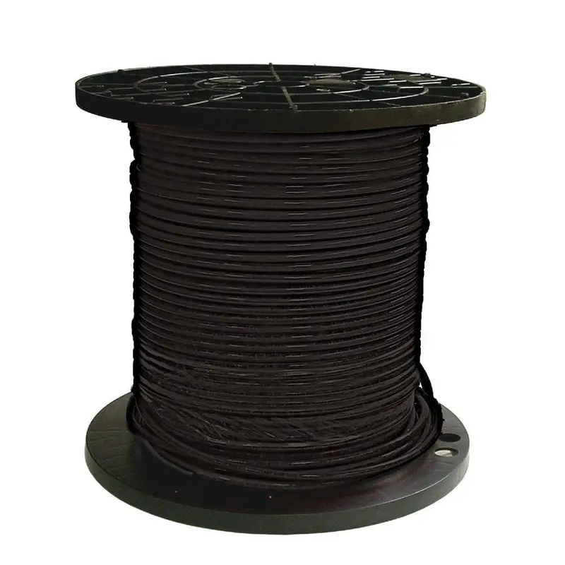 500 ft. 8 Black Stranded CU SIMpull THHN Wire0.06 / Black / 1