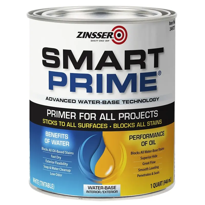 Zinsser 249727 Primer, White, 1 qt