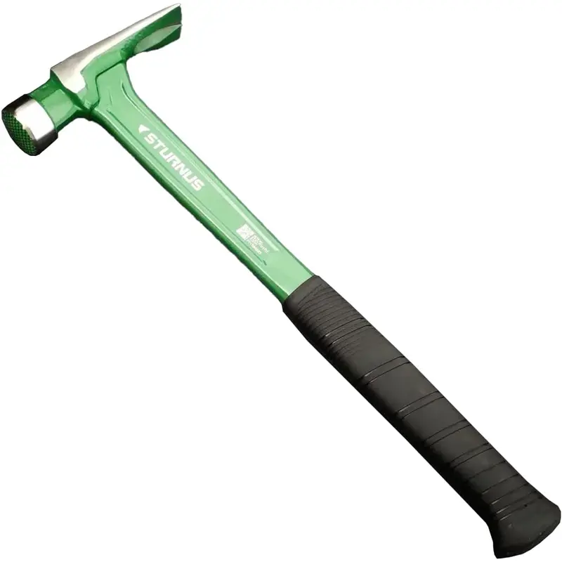 Sturnus Green Velocity Rip Claw Hammer  13oz, Long Handle, Milled Face