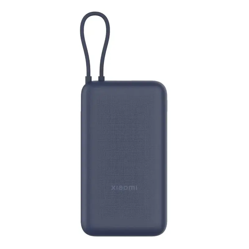 Xiaomi 33W Power Bank (Integrated Cable) | 20000 mAh | USB-C/USB-C cable/USB-A | Blue