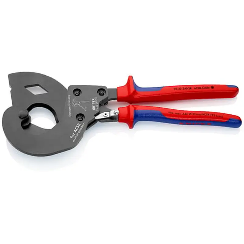 KNIPEX ACSR Cable Cutter with Ratchet Action (340 mm)