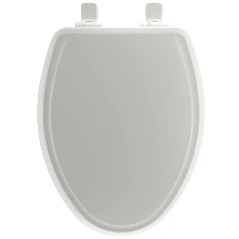 Mayfair 148SLOWA-000/148E Toilet Seat, Elongated, Molded Wood, White, Twist Hinge