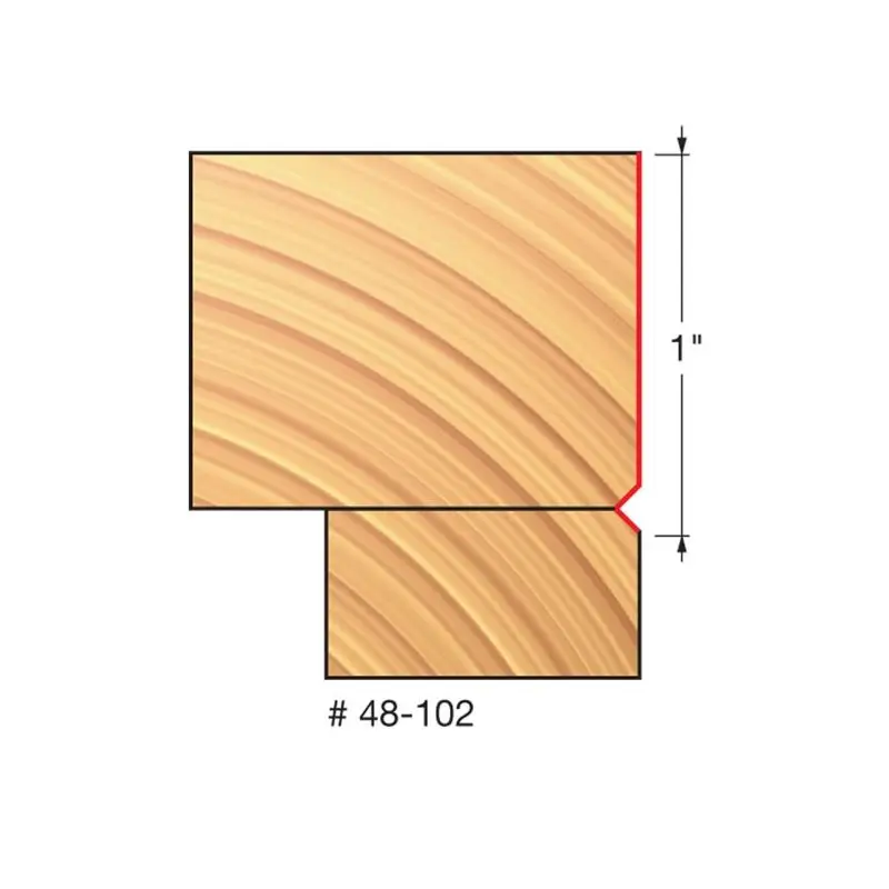 Freud | 48-102 5/8 (Dia.) Flush Trim V Groove Bit