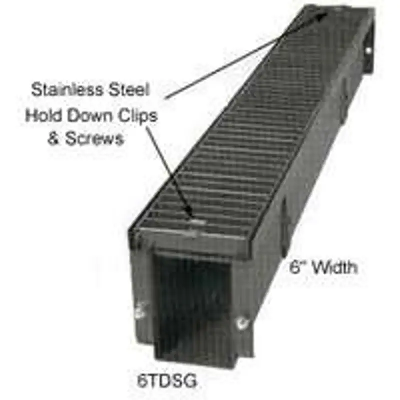 Marshall Stamping 6EPSWH Trench Drain End Plate, Steel
