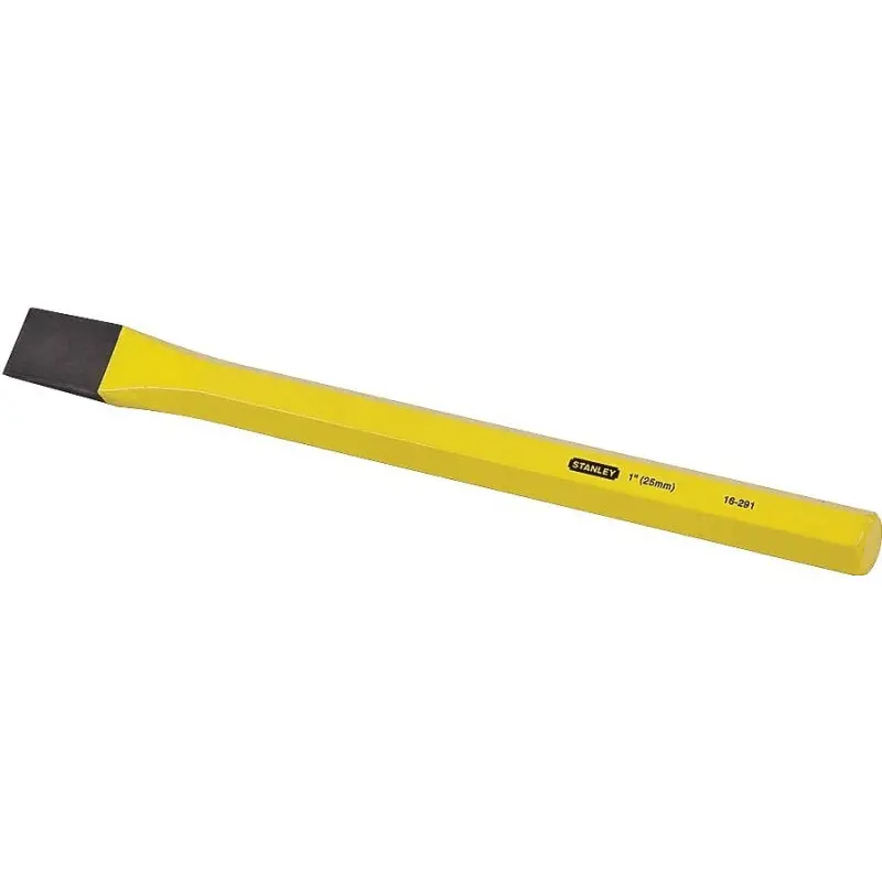 STANLEY 16-291 Cold Chisel, 1 in Tip, 12 in OAL, Vanadium Steel Blade