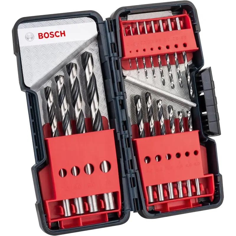 Metal Twist Drill Bit HSS PointTeq Set ToughBox 1-10mm 18pcs