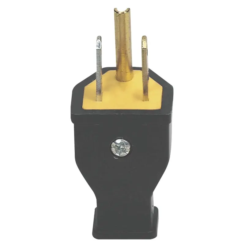 Eaton Wiring Devices SA399 Electrical Plug, 2 -Pole, 15 A, 125 V, NEMA: NEMA 5-15, Black