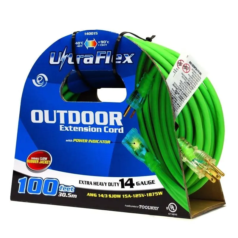 Toolway | SJOW 14/3 1-OutletExtension Cord30M