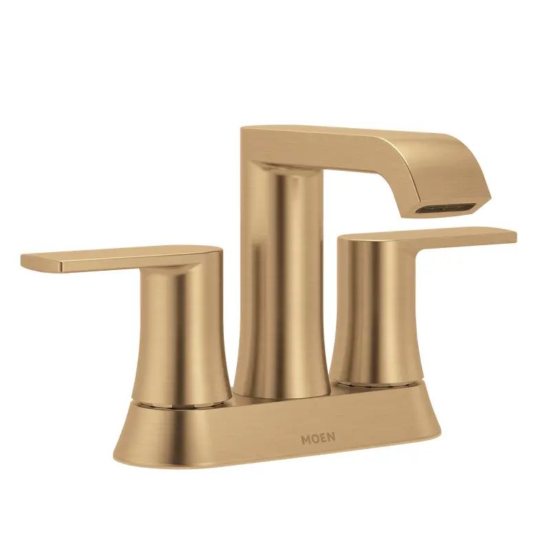 Genta Two-handle Centerset Bathroom Sink FaucetChrome