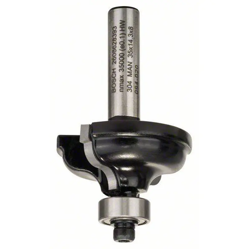 Edge Forming Bit A 8mm, R1 4,8mm, B 11mm, L 14,3mm, G 57mm
