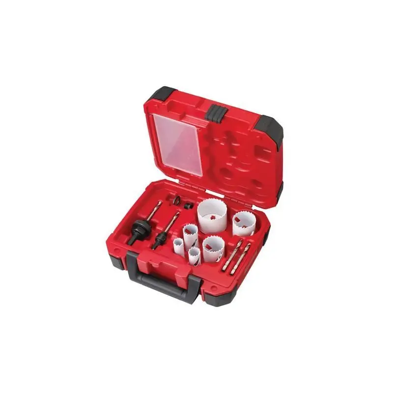Milwaukee 49-22-4095 10-pc Electricians Ice Hardened Hole Saw Kit