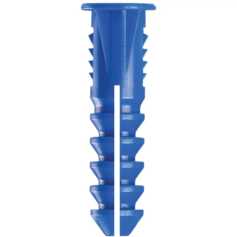 COBRA ANCHORS 193R Screw Anchor, #8-10 Thread, 1-1/4 in L, Polyethylene, 175 lb