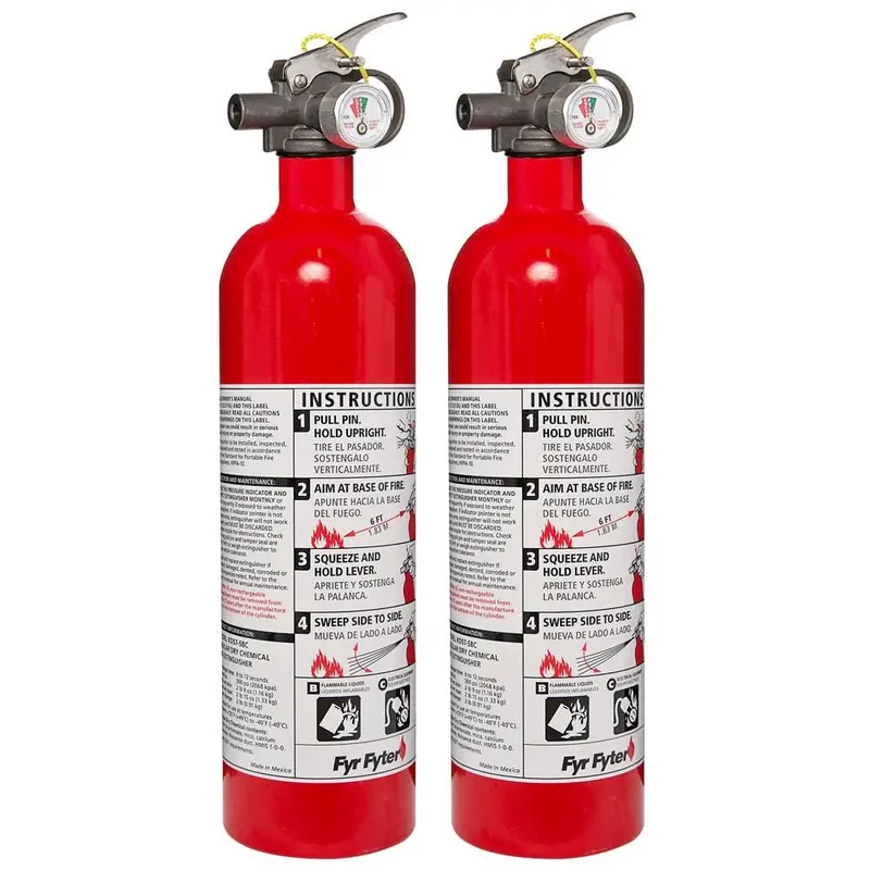 5-B: C Rated Disposable Fire Extinguisher (2-Pack)4.7 / each