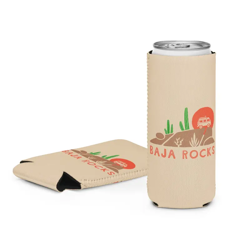 Baja Rocks Can CoozieRegular 12 oz