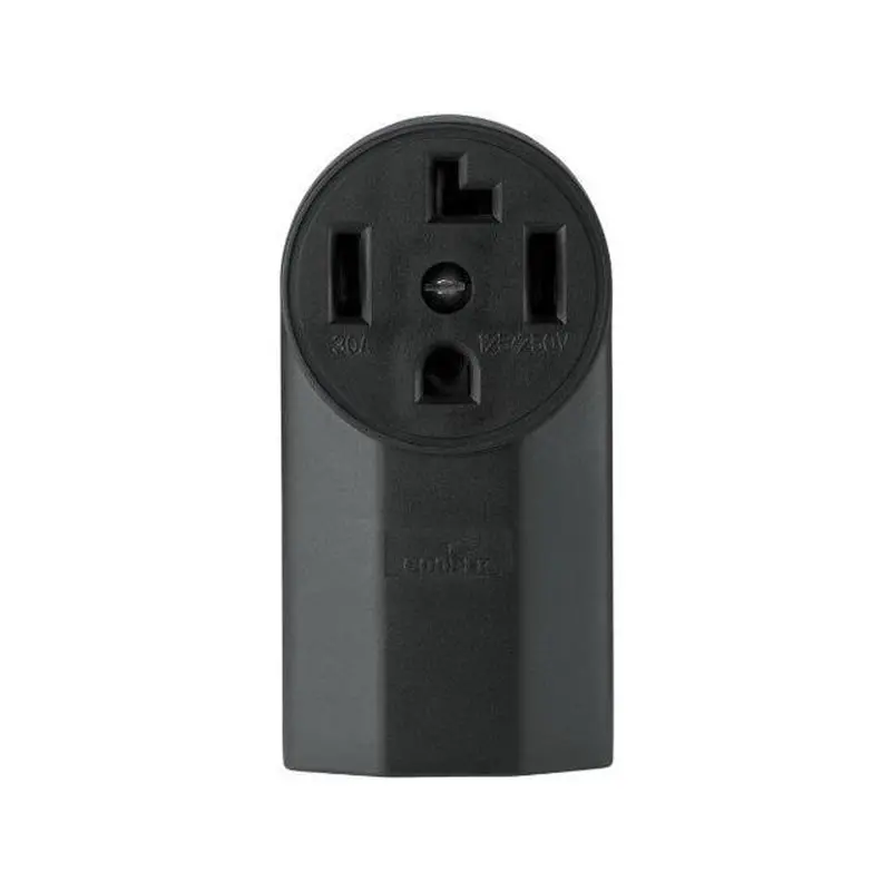 Eaton Cooper Wiring Power Device Receptacle 30A, 125/250V  Black125/250V / Black