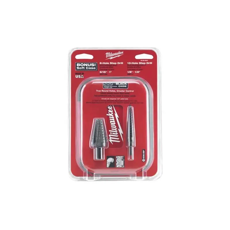 Milwaukee 48-89-9050 Step Drill Bit Set 2 Piece