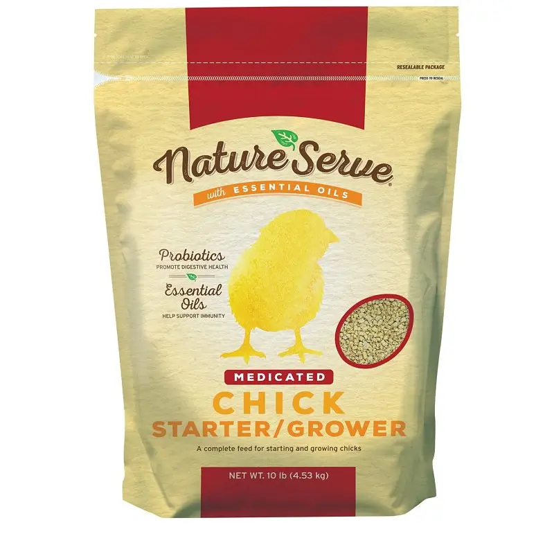NatureServe 101110 Chick Starter Grower Feed, Crumble, 10 lb Bag