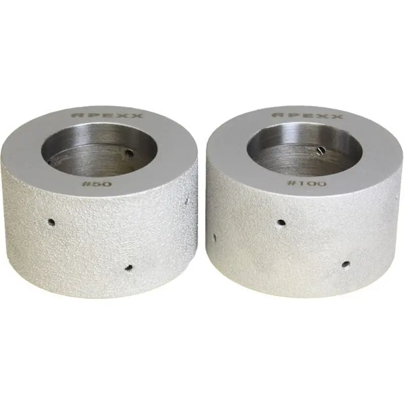 APEXX Brazed CNC Z Wheels60mm  No Slot  35mm  Pos.1  #50 Grit