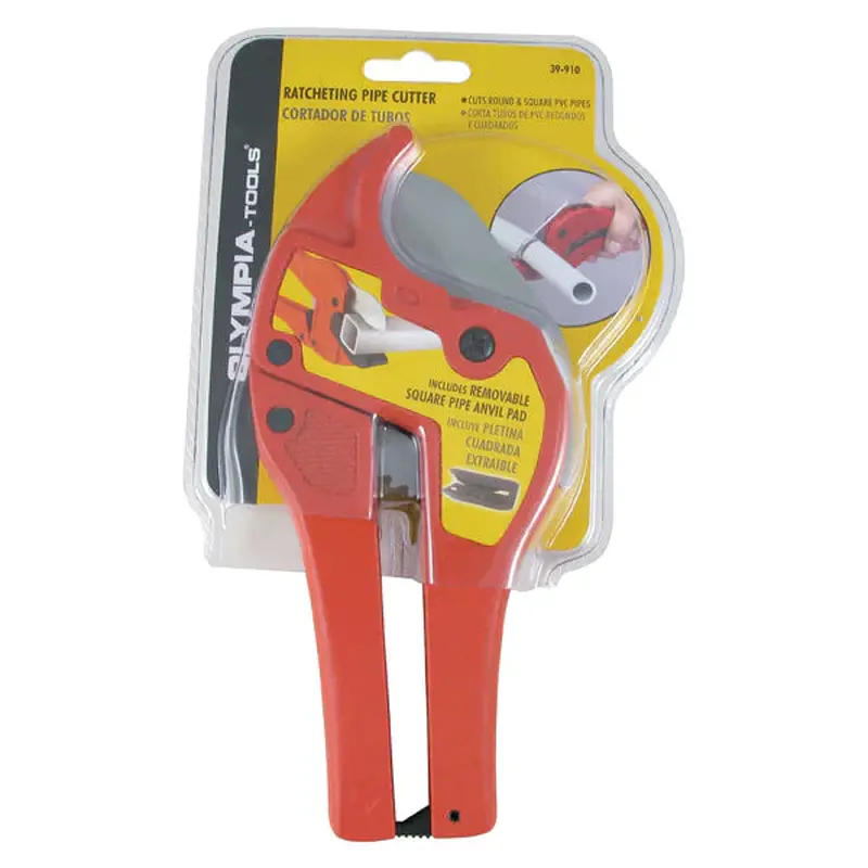 Olympia Ratcheting Pipe CutterLength (in) 5.63 Width (in) 9.45 Height (in) 1.1