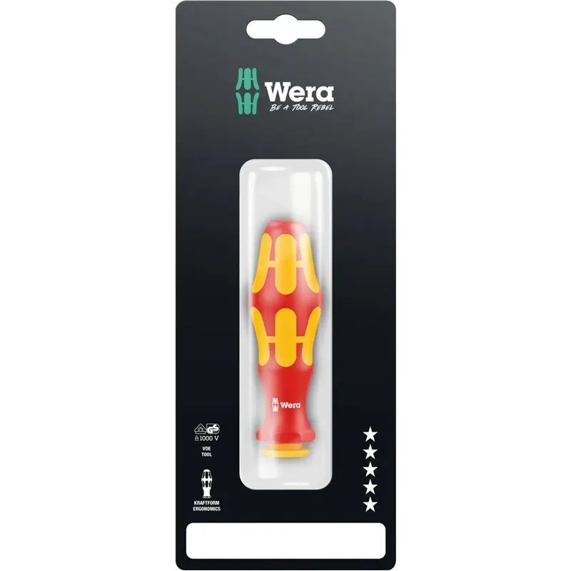 WERA 05003990001 817 VDE Kraftform blade-holding handle, 9 x 98 mm