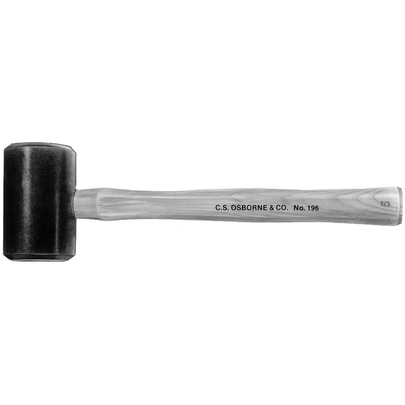 C.S. Osborne Rawhide Mallet - Solid Head - Size 0