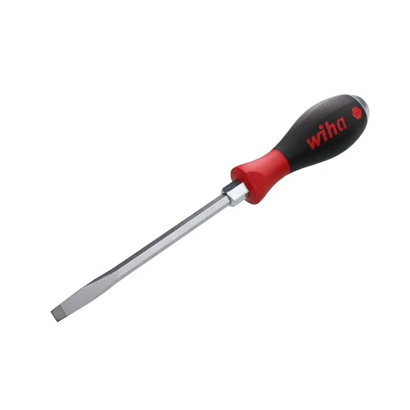 WIHA 53005 SoftFinish X Heavy Duty Slotted Screwdriver 8.0mm x 150mm